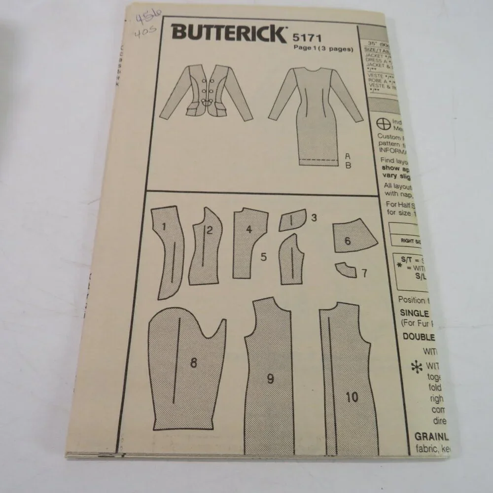 Butterick 5171 size